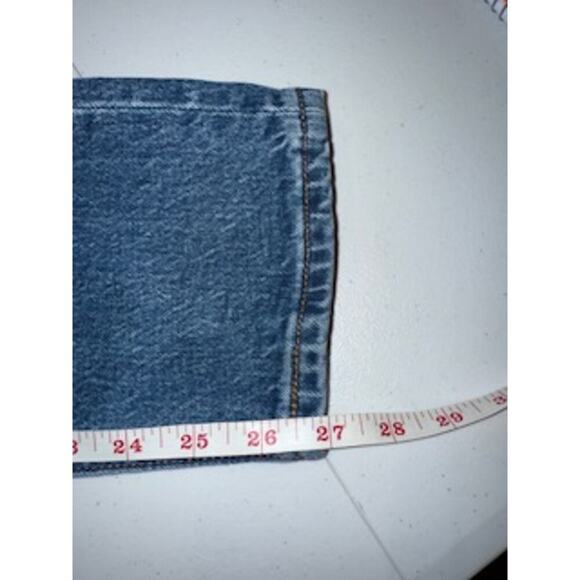 Levis 501 S Men's 29x28 Blue Jeans Button Fly Skinny Denim 5 Pocket - Picture 12 of 13